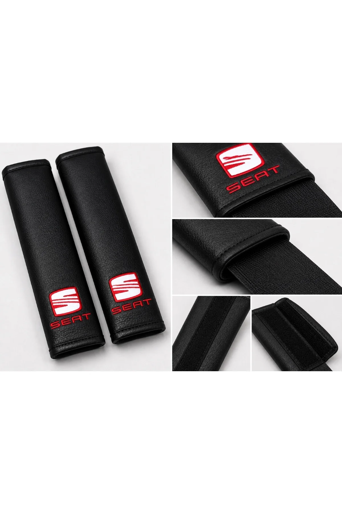 Seat Papyon Yastık Boyun Yastığı + Emniyet Kemeri Kılıfı Takım Seat Papyon Yastık Boyun Yastığı + Emniyet Kemeri Kılıfı Takım - Görsel 3