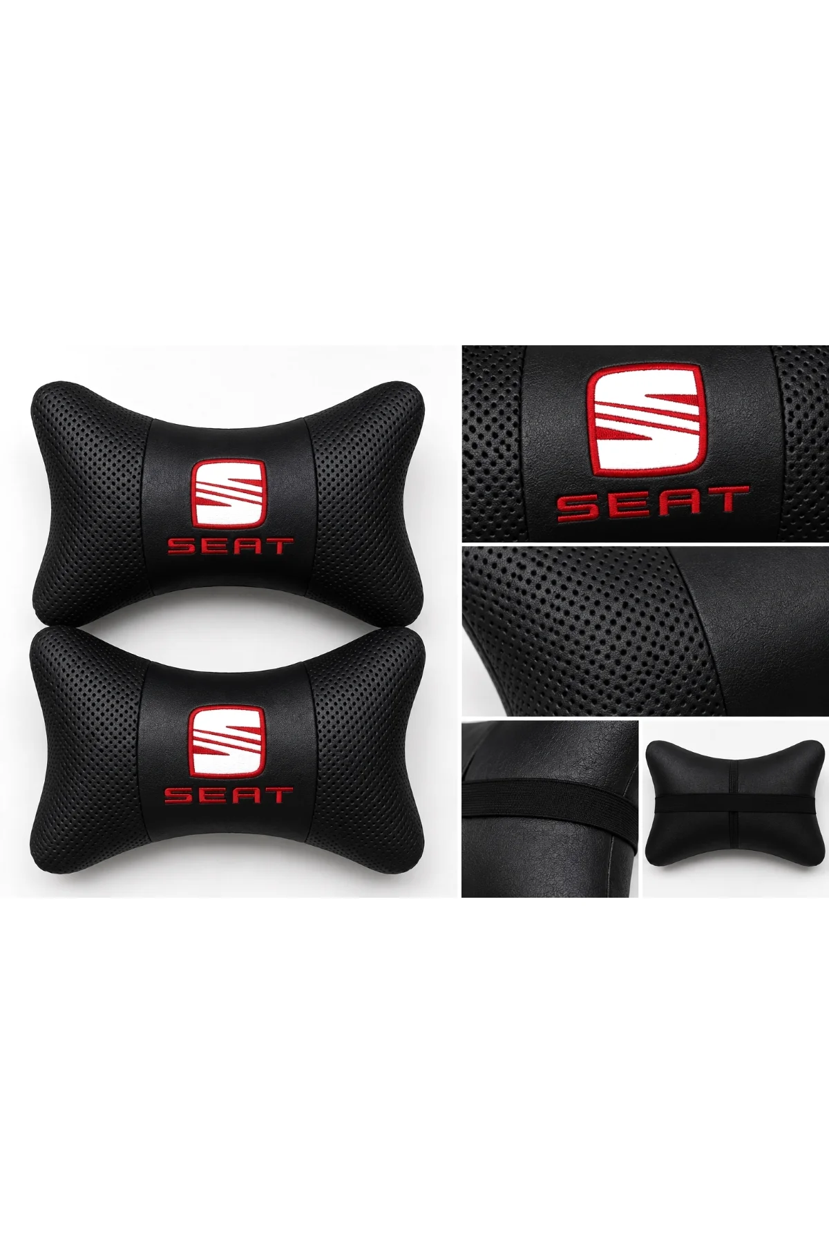 Seat Papyon Yastık Boyun Yastığı + Emniyet Kemeri Kılıfı Takım Seat Papyon Yastık Boyun Yastığı + Emniyet Kemeri Kılıfı Takım - Görsel 4
