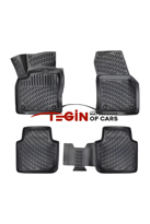 Seat Tarraco 5 Koltuk 2022 Bagaj Havuzu + Siyah 3D Paspas