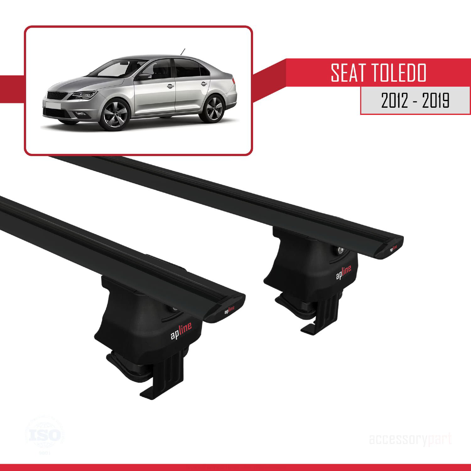 Seat Toledo 2012-2019 Arası ile uyumlu ACE-4 Ara Atkı Tavan Barı 
