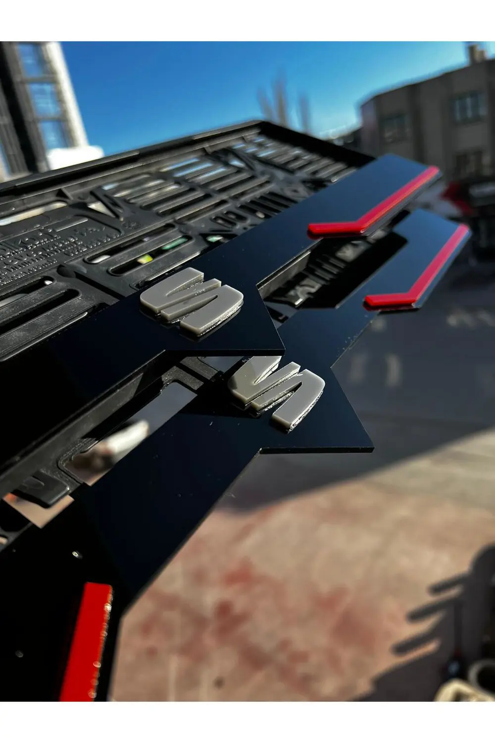 SEAT Uyumlu Logolu Pleksi Plakalık 2 Adet(1 Takım)