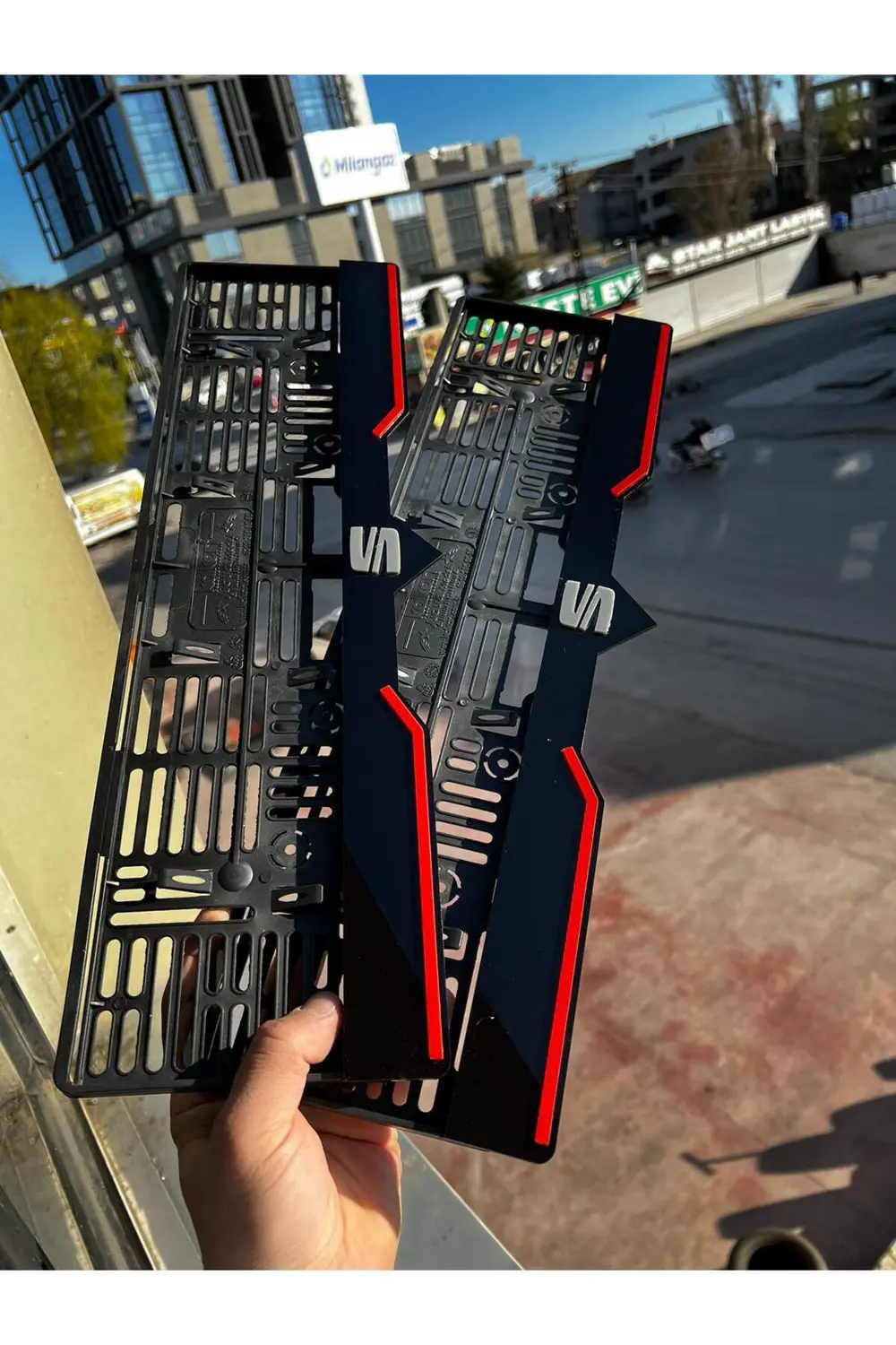 SEAT Uyumlu Logolu Pleksi Plakalık 2 Adet(1 Takım)