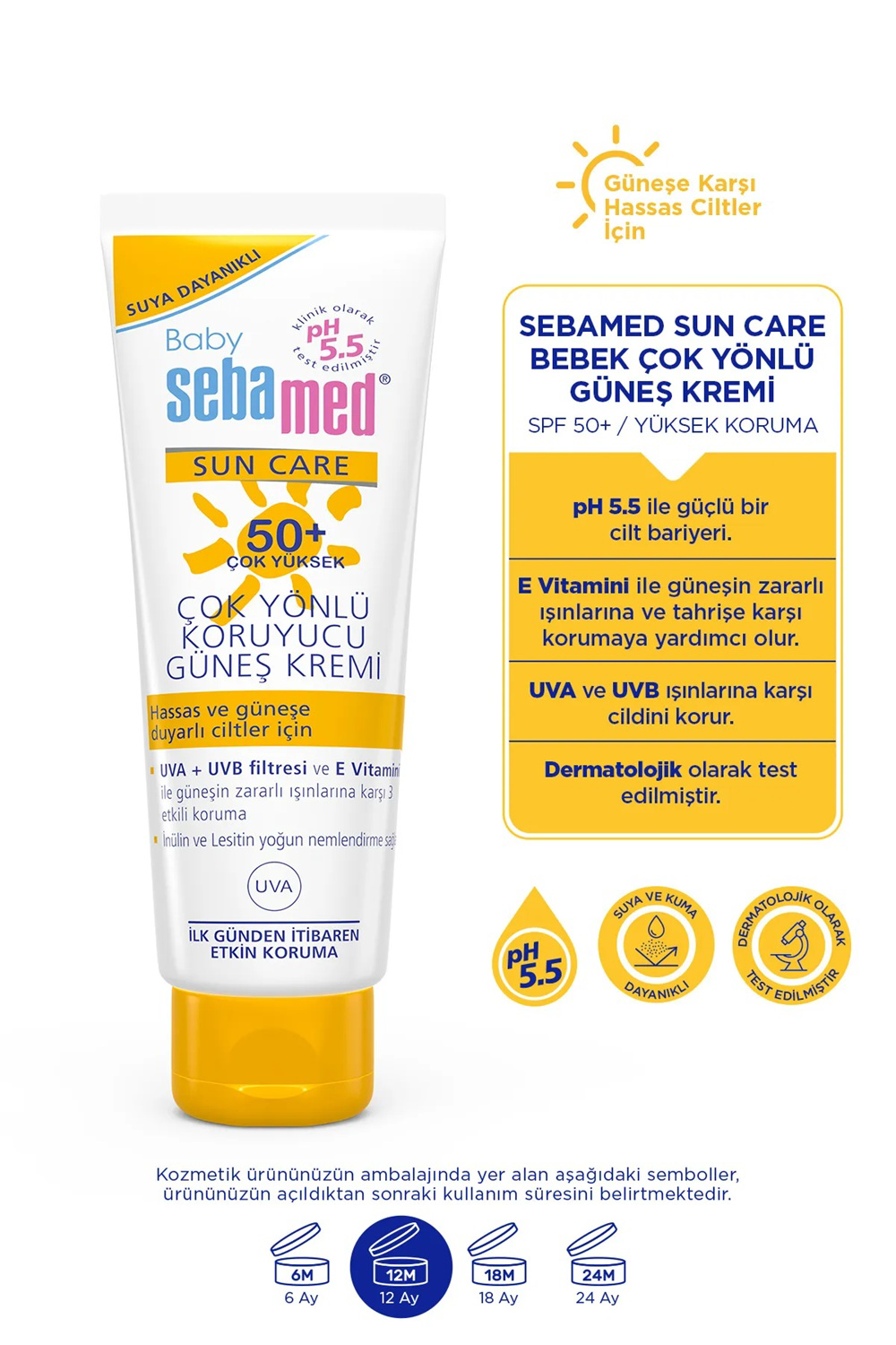 Sebamed  Baby Çok Yönlü Koruyucu Güneş Kremi Spf50+ 75 Ml