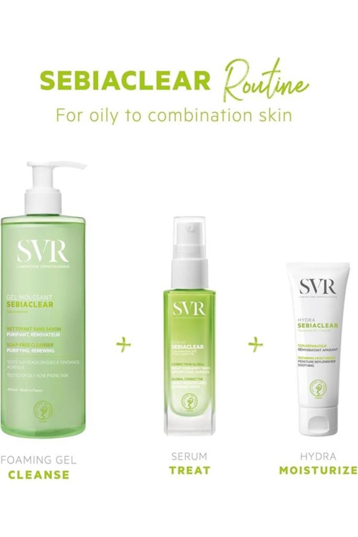 Svr Sebiaclear Gel Moussant Yağlı Ve Hassas Ciltler İçin Köpüren Temi