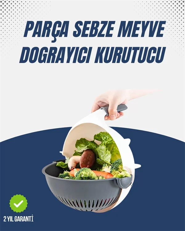 Sebze Doğrama ve Rendeleme İçin Pratik Mutfak Aparatı - Lisinya
