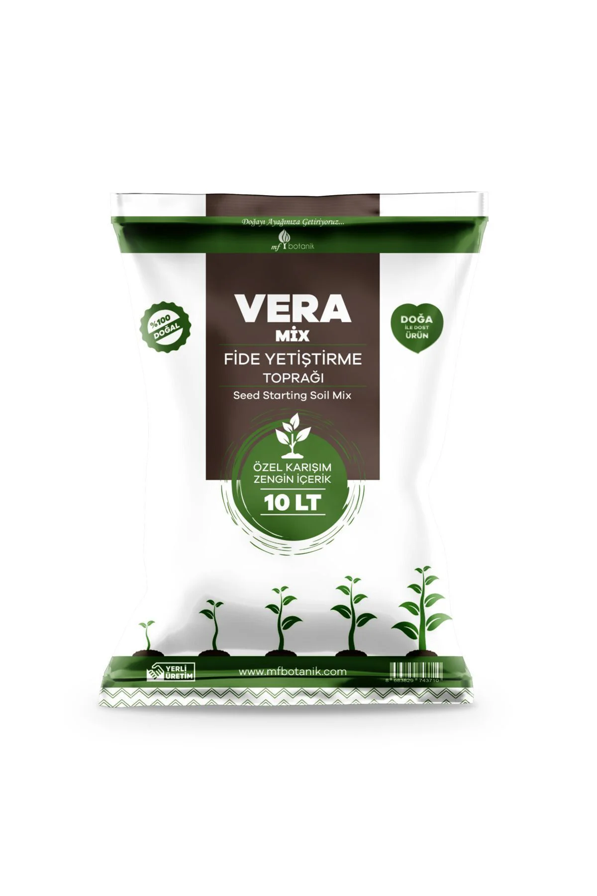 Sebze Fide Yetiştirme Toprağı 10 Litre Tohum Çimlendirme Harcı