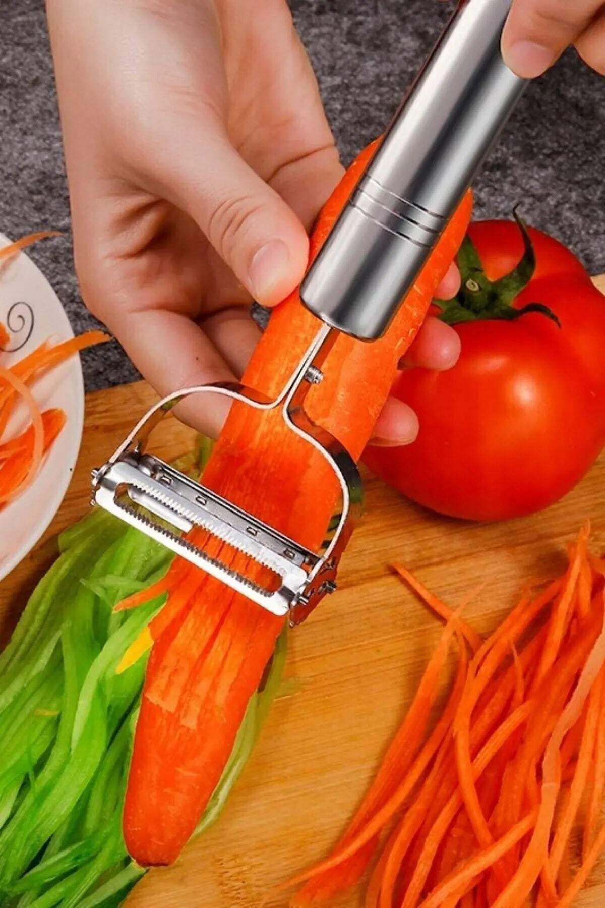 Sebze, Meyve Soyucu Profesyonel Lüks Metal Paslanmaz Çelik Jülyen