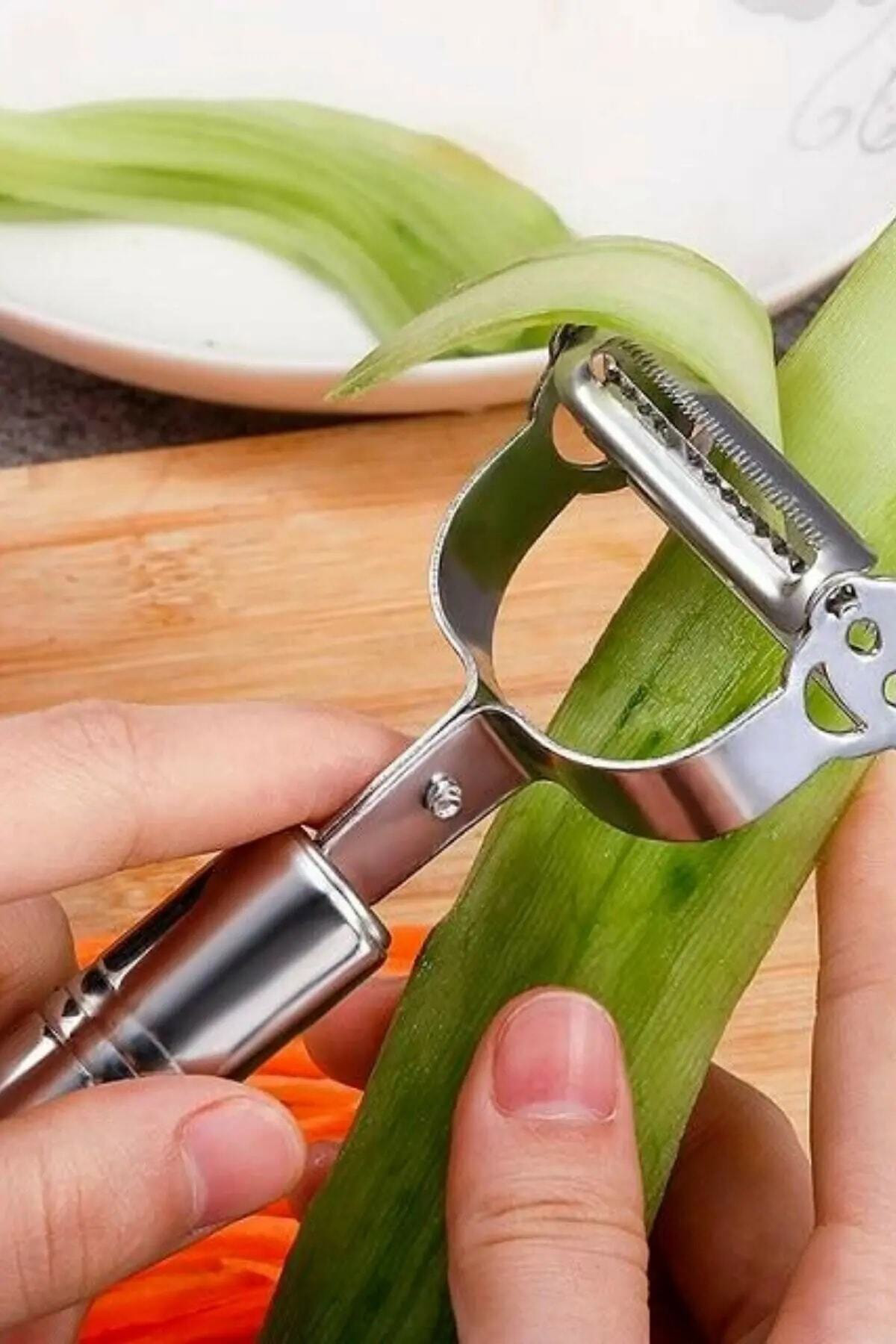 Sebze, Meyve Soyucu Profesyonel Lüks Metal Paslanmaz Çelik Jülyen