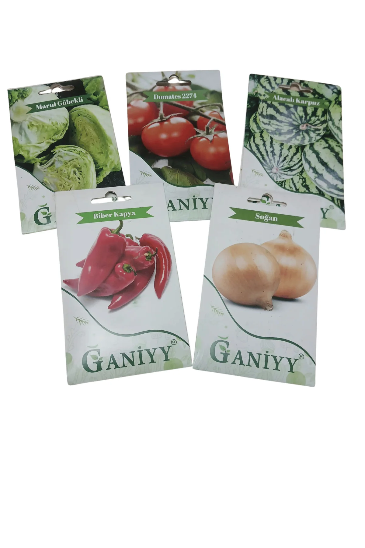 Sebze Tohumları Paketi 5 Çeşit Tohum 5 gr x 5adet