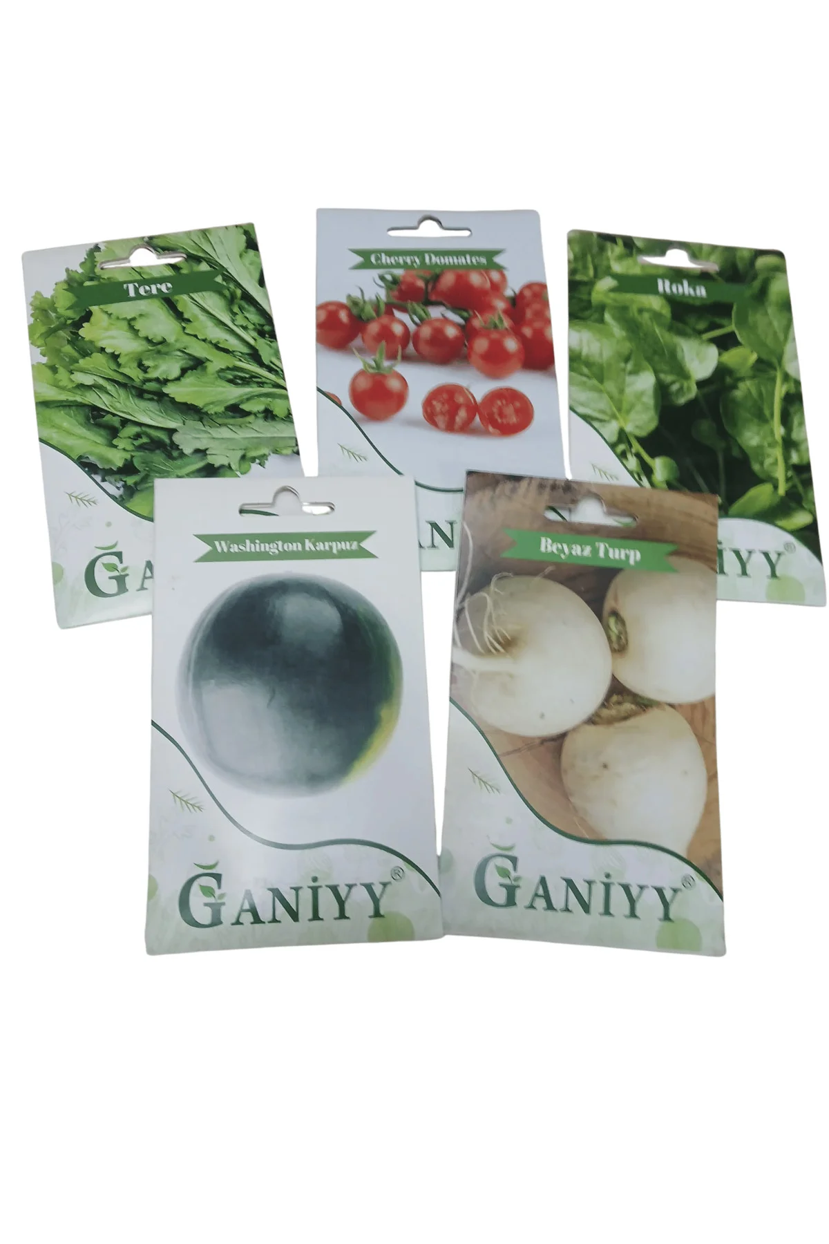 Sebze Tohumları Paketi 5 Çeşit Tohum 5 gr x 5adet