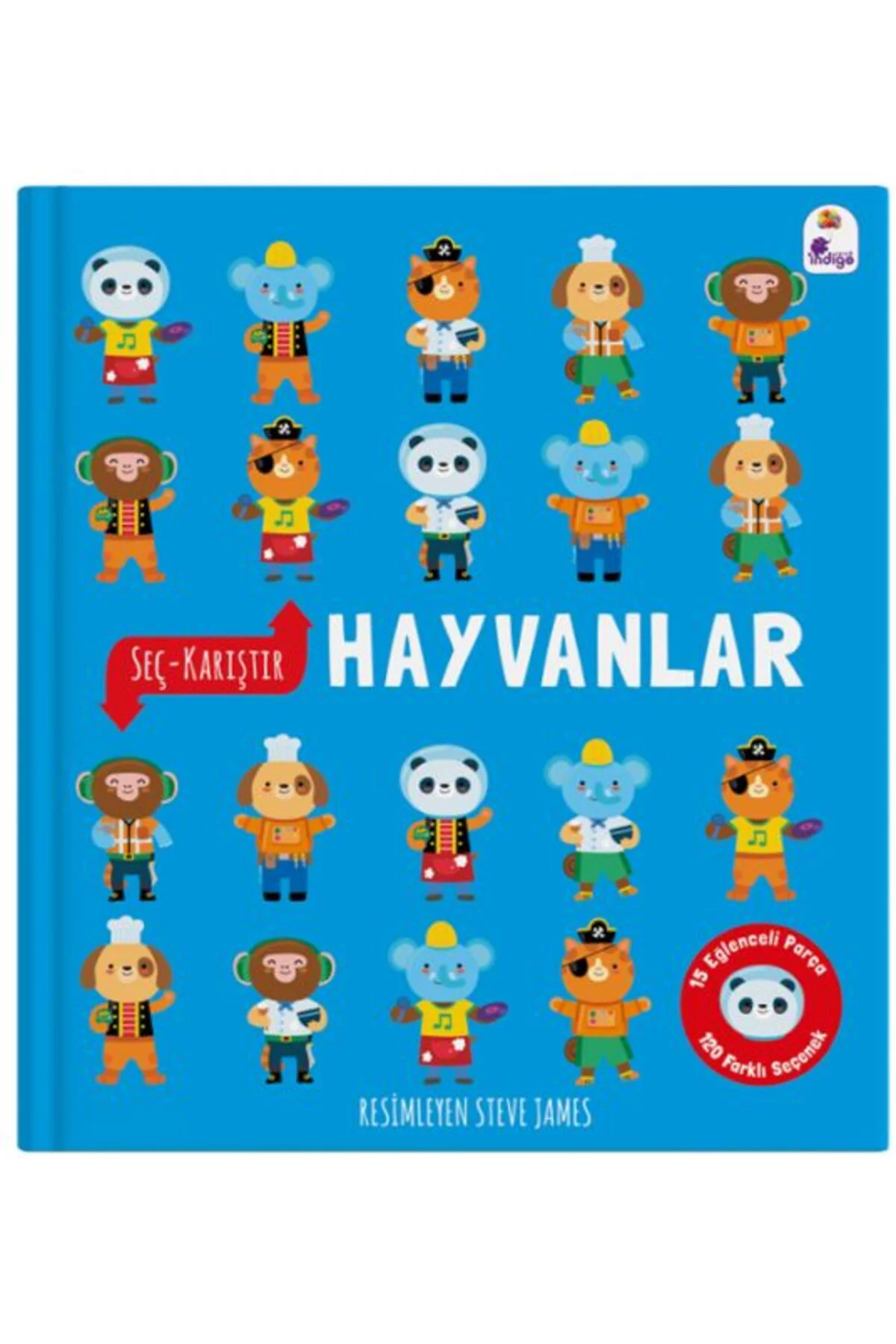 Seç – Karıştır : Hayvanlar (15 Eğlenceli Parça, 120 Farklı Seçene