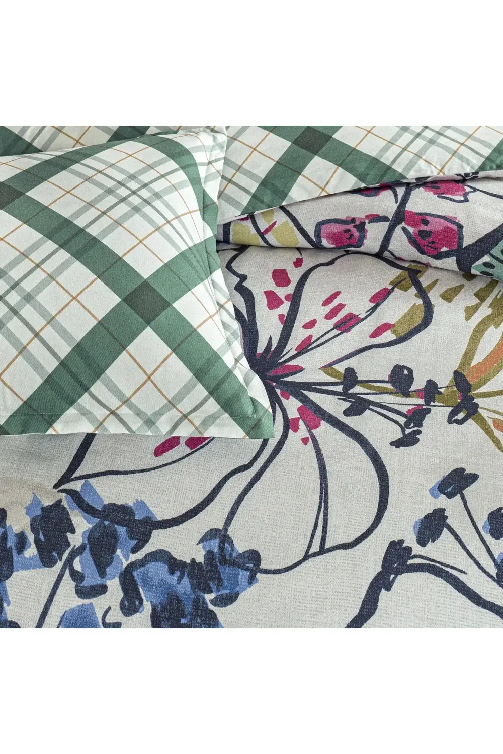 Seç&ser Çift Kişilik Nevresim Takımı Greeny Yeşil ( Iki Tarafı De