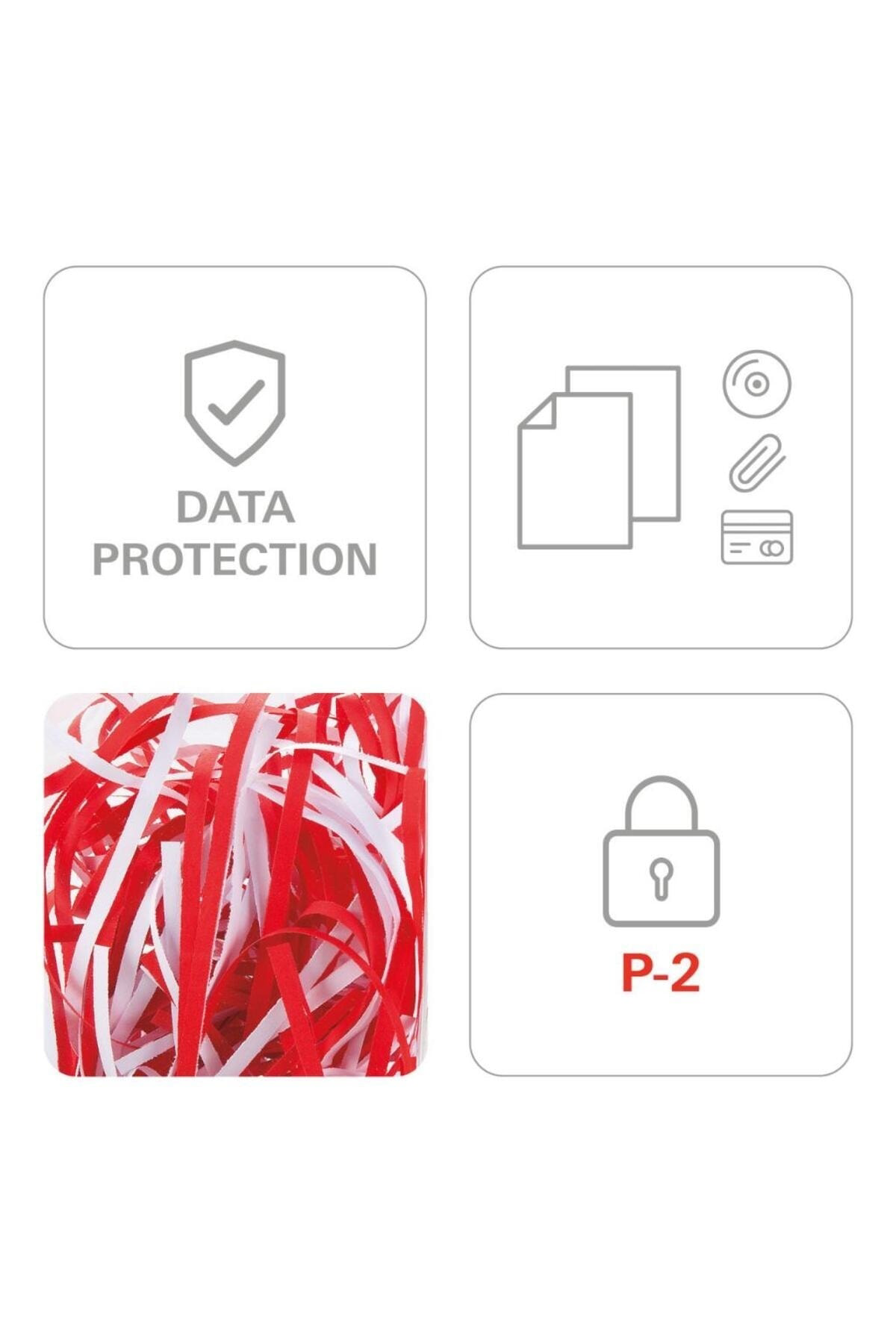 Securıo B24 Evrak Imha Makinesi / Kağıt Kırpma Makinesi - Düz/şer