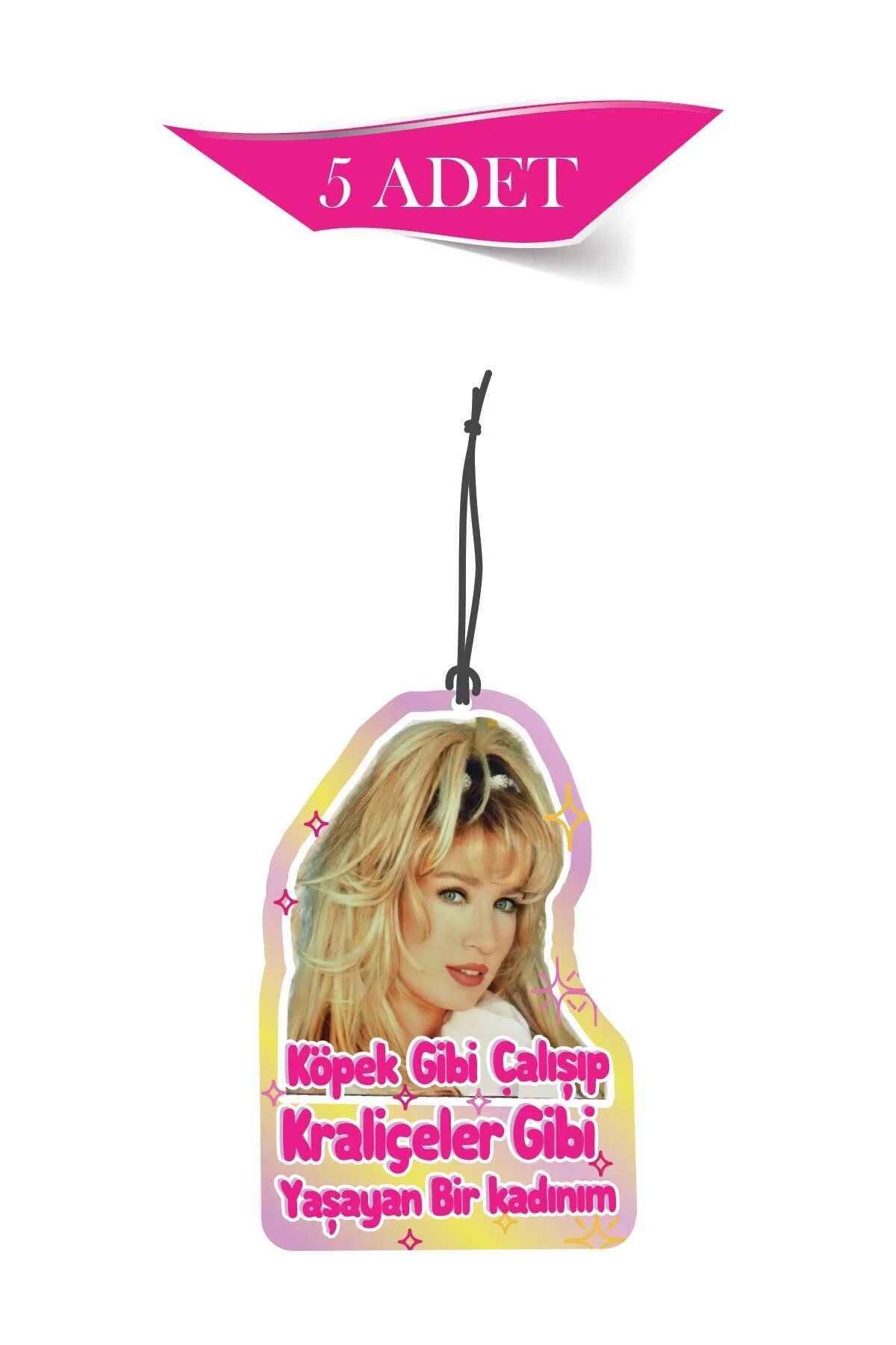 Seda Sayan 5'li Dekoratif Oto Kokusu ve Oto Aksesuarı