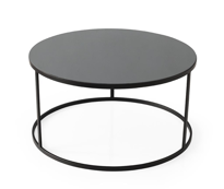 Sivas Gözde Mobilya Sedef Ayna Camli Metal Orta Sehpa 80X40cm