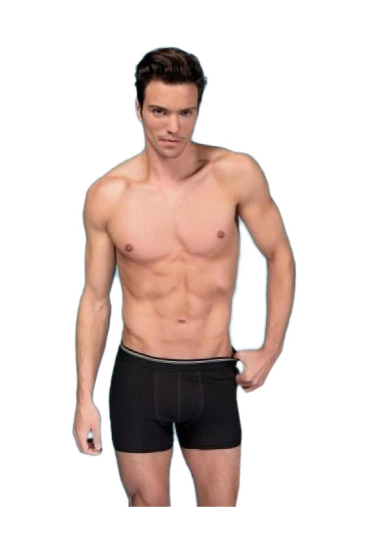 Seher Yıldızı Sedef Yıldızı İç Giyim Erkek Likralı Pamuklu Boxer Don 6 Lı Paket