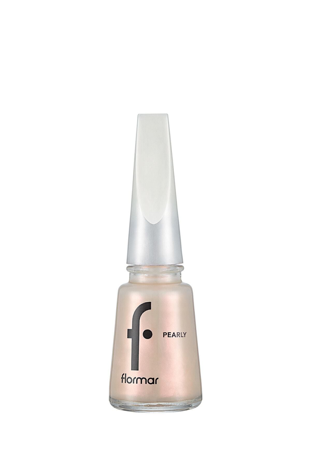Flormar Sedefli Parlak Oje (Beyaz) - Pearly Nail Enamel - Pl308 Snow Glam