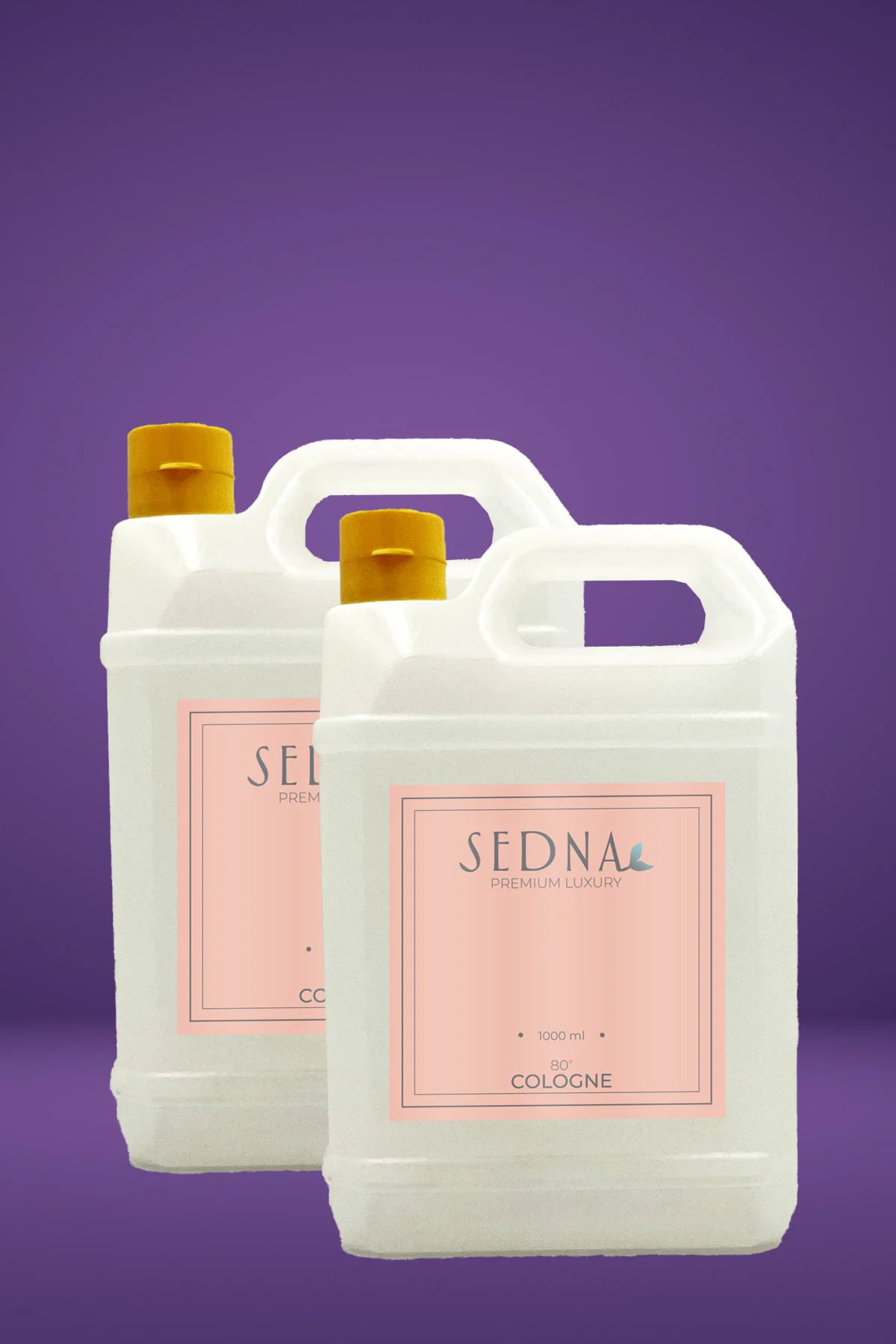 Sedna 80 Derece Bidon Kolonya 1000 Ml Beyaz Çiçekler