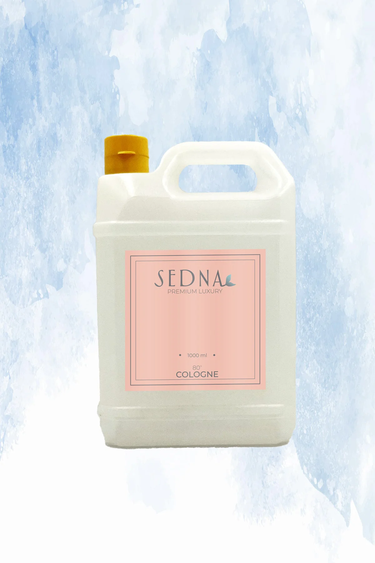 Sedna 80 Derece Bidon Kolonya 1000 Ml Beyaz Çiçekler