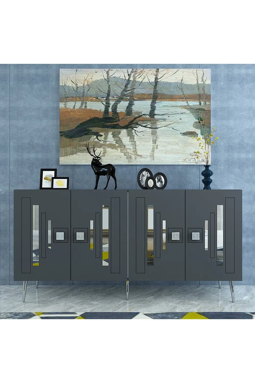 SEDUNACT (KB150) KONSOL ANTRASİT-GÜMÜŞ