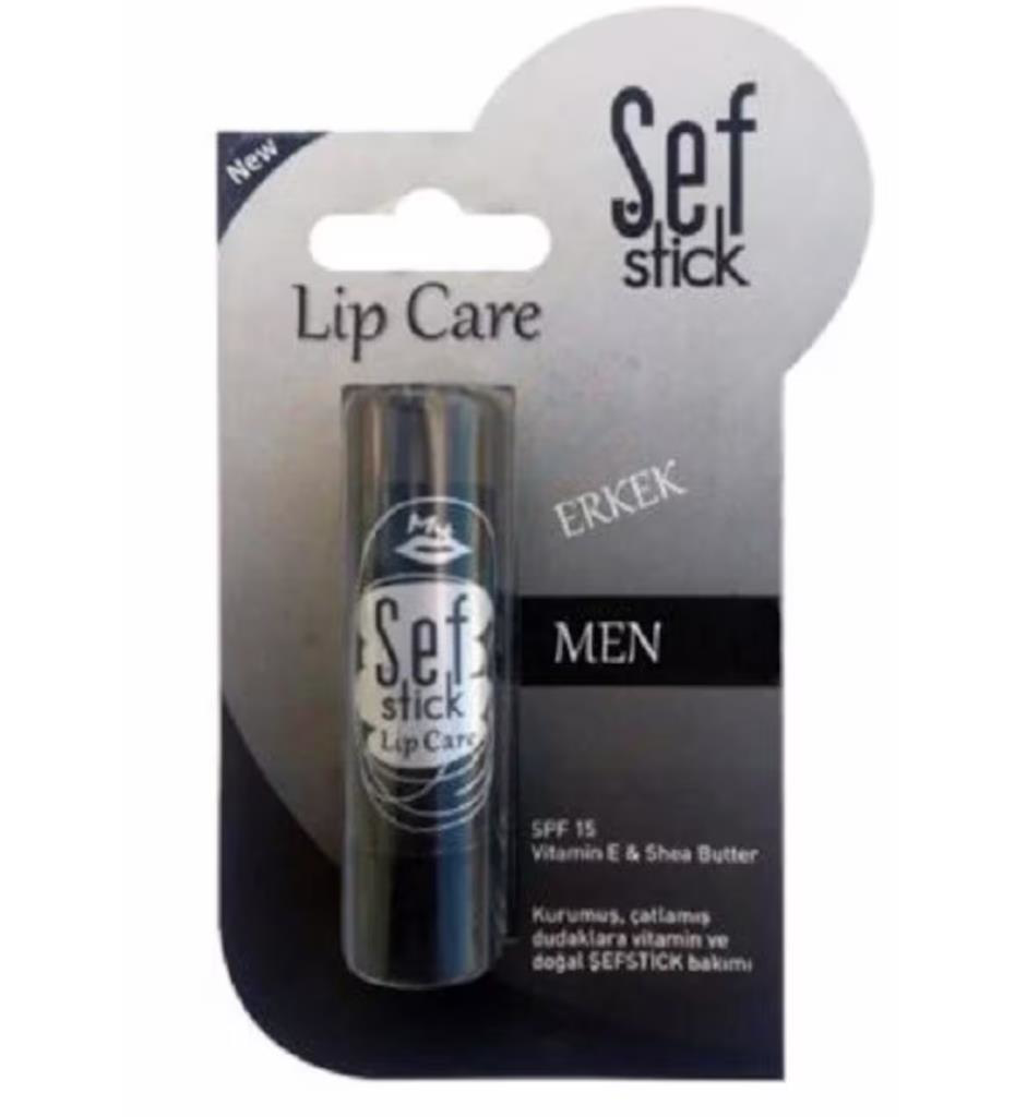 Şef Stick Vitamin E & Shea Butter Erkek Dudak Bakım Kremi