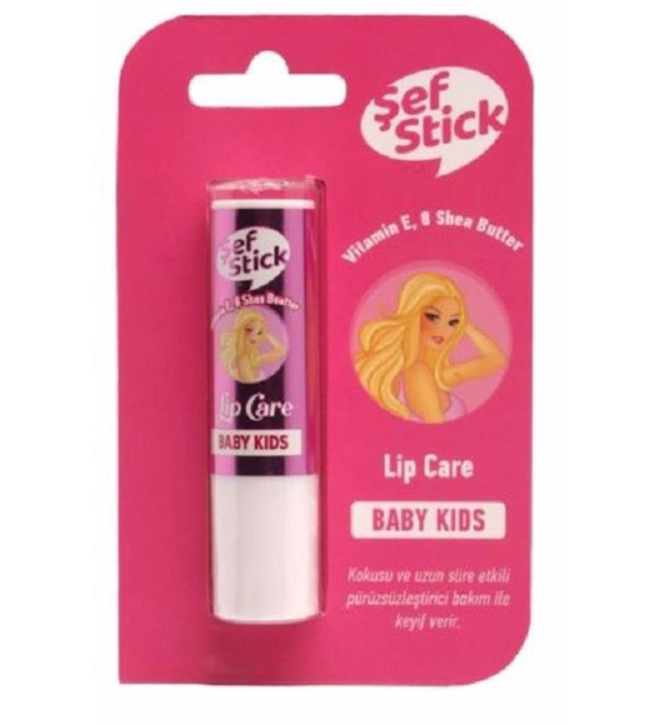 Şef Stick Vitamin E & Shea Butter Baby Kids Dudak Bakım Kremi