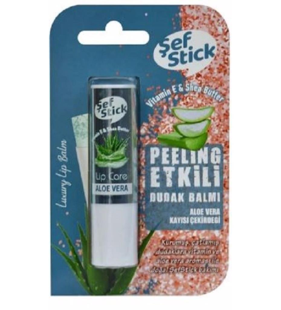 Şef Stick Vitamin E & Shea Butter Aloe Vera Dudak Bakım Kremi