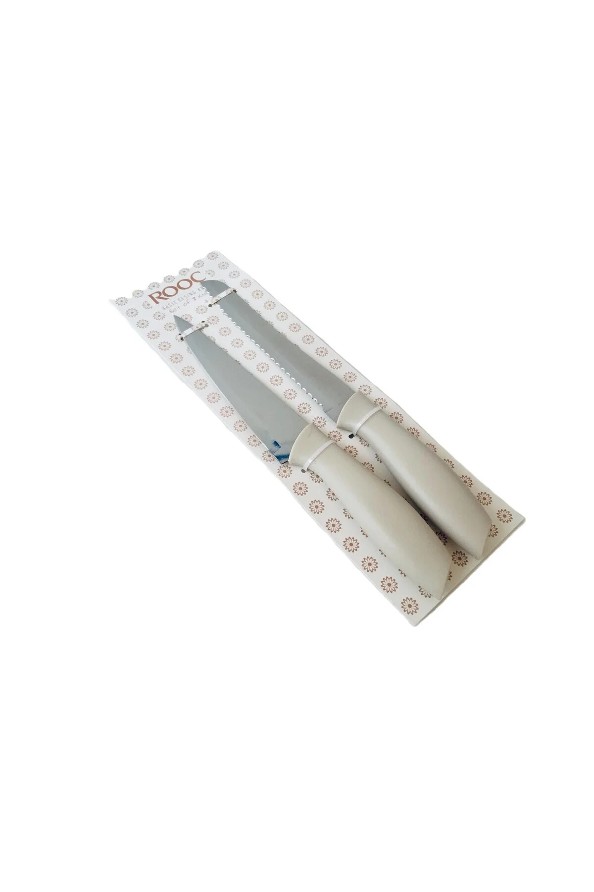 Şef ve Ekmek Bıçağı İkili Set / KT-02-Bej