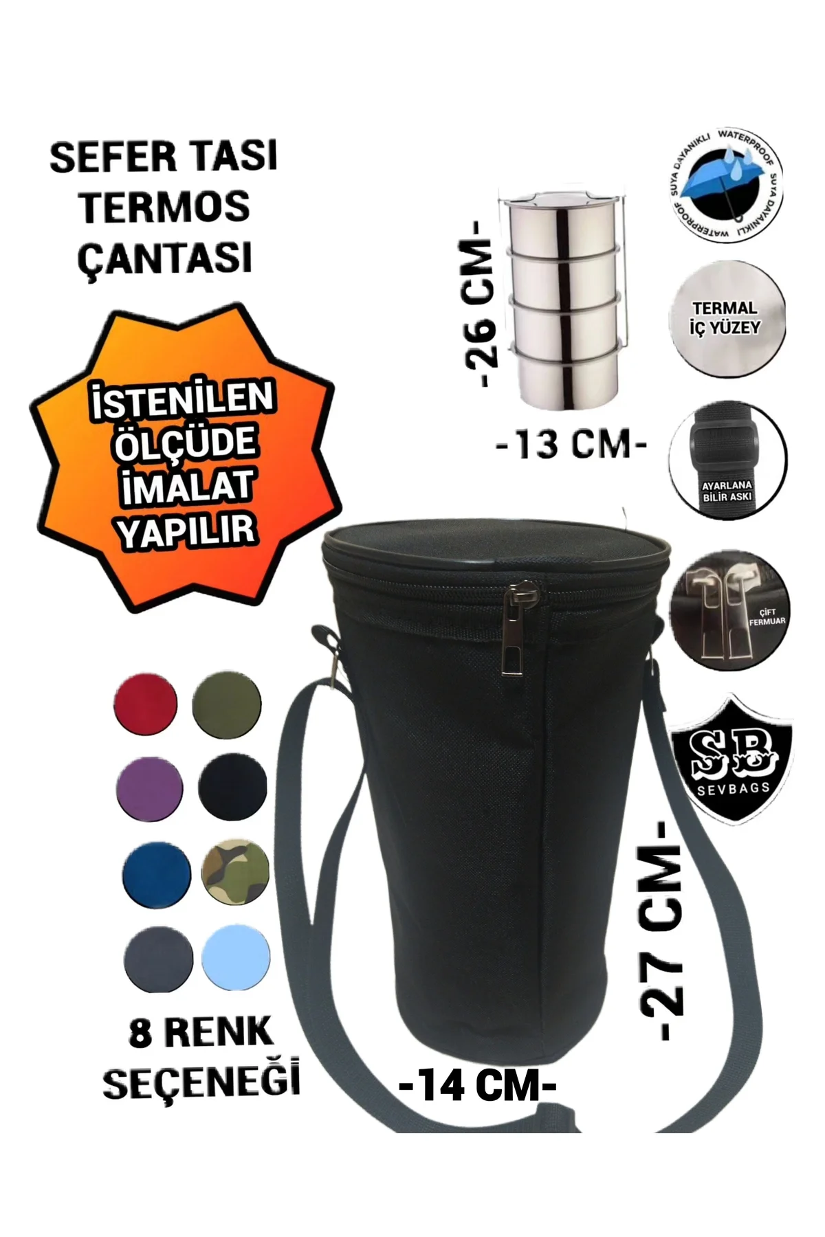 SEFER TASI TERMOS ÇANTASI