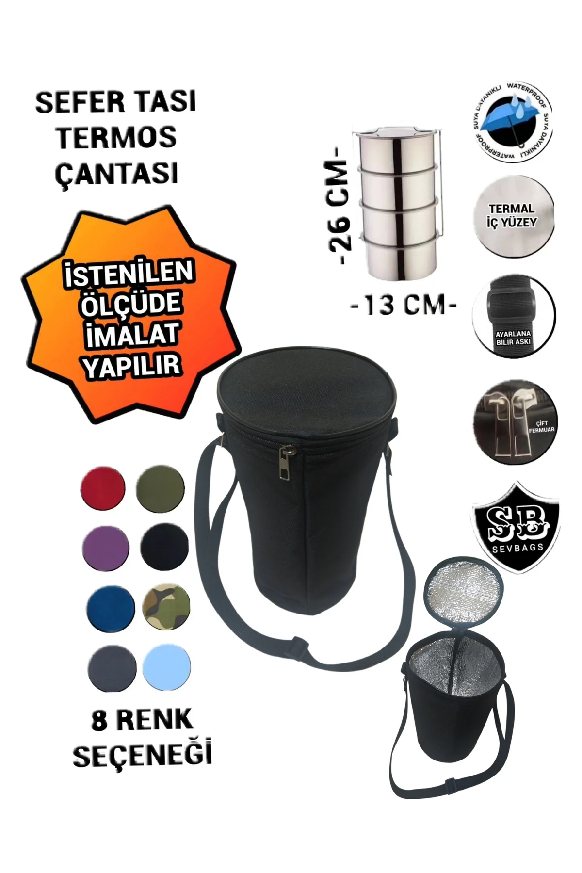 SEFER TASI TERMOS ÇANTASI