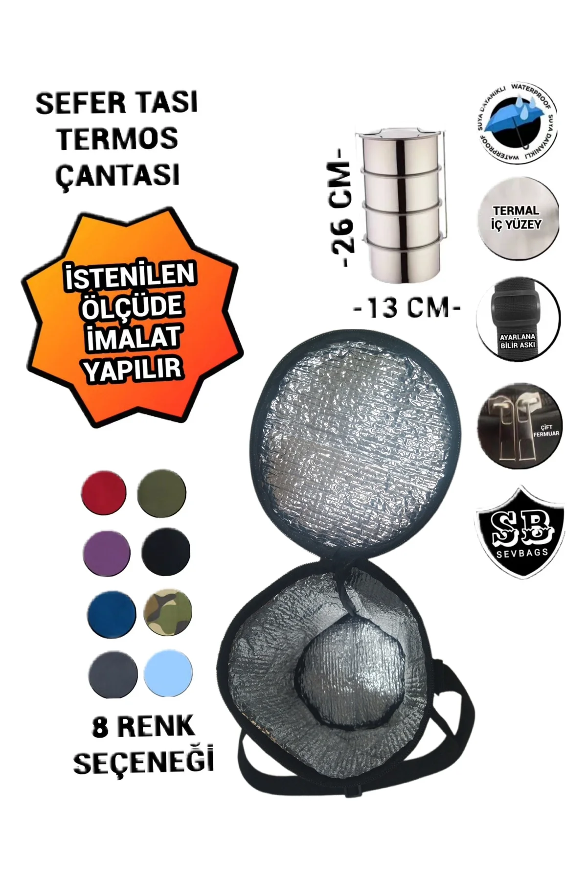 SEFER TASI TERMOS ÇANTASI