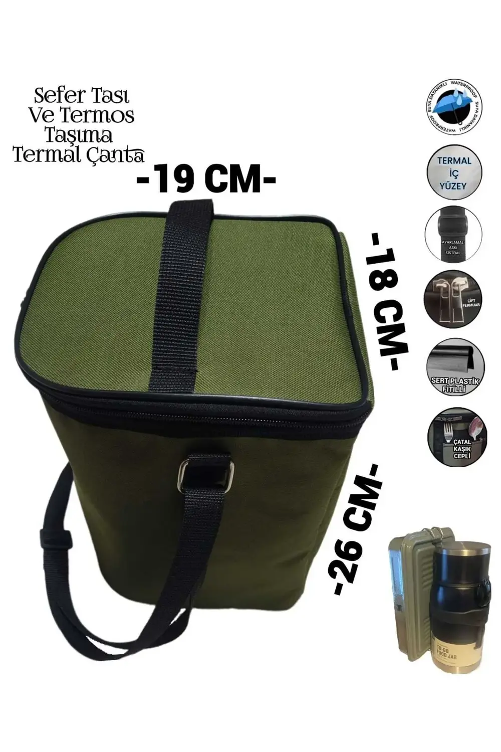 SEFERTASI TERMOS TAŞIMA TERMAL ÇANTA