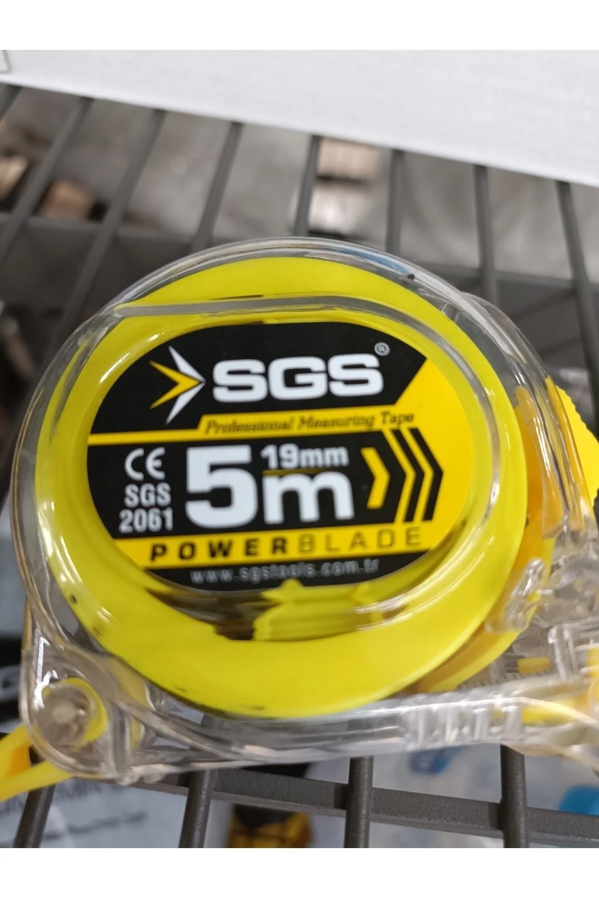 Şeffaf 5 Metre Şerit Metre