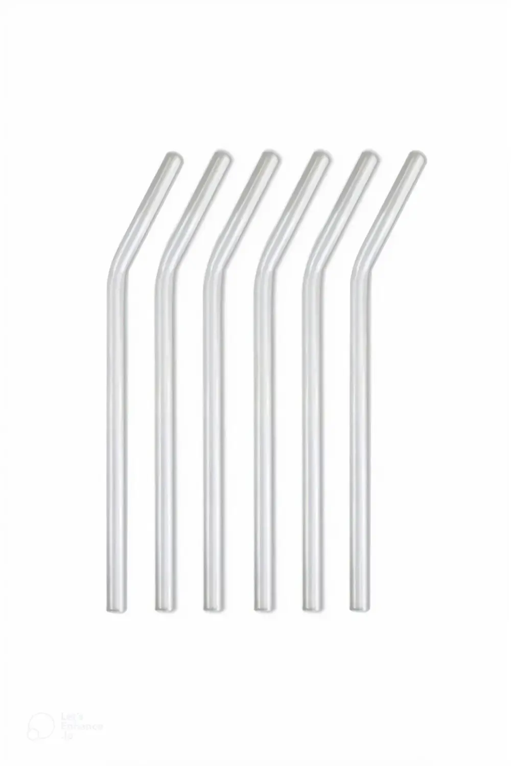 Şeffaf 6'lı Cam Eğimli Pipet