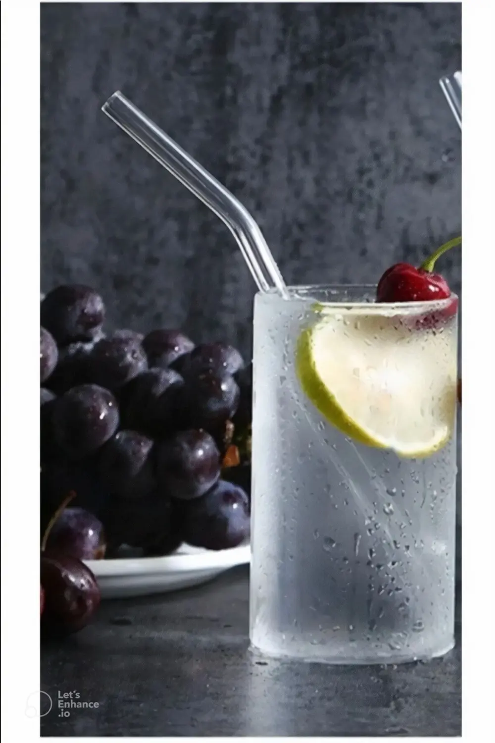 Şeffaf 6'lı Cam Eğimli Pipet