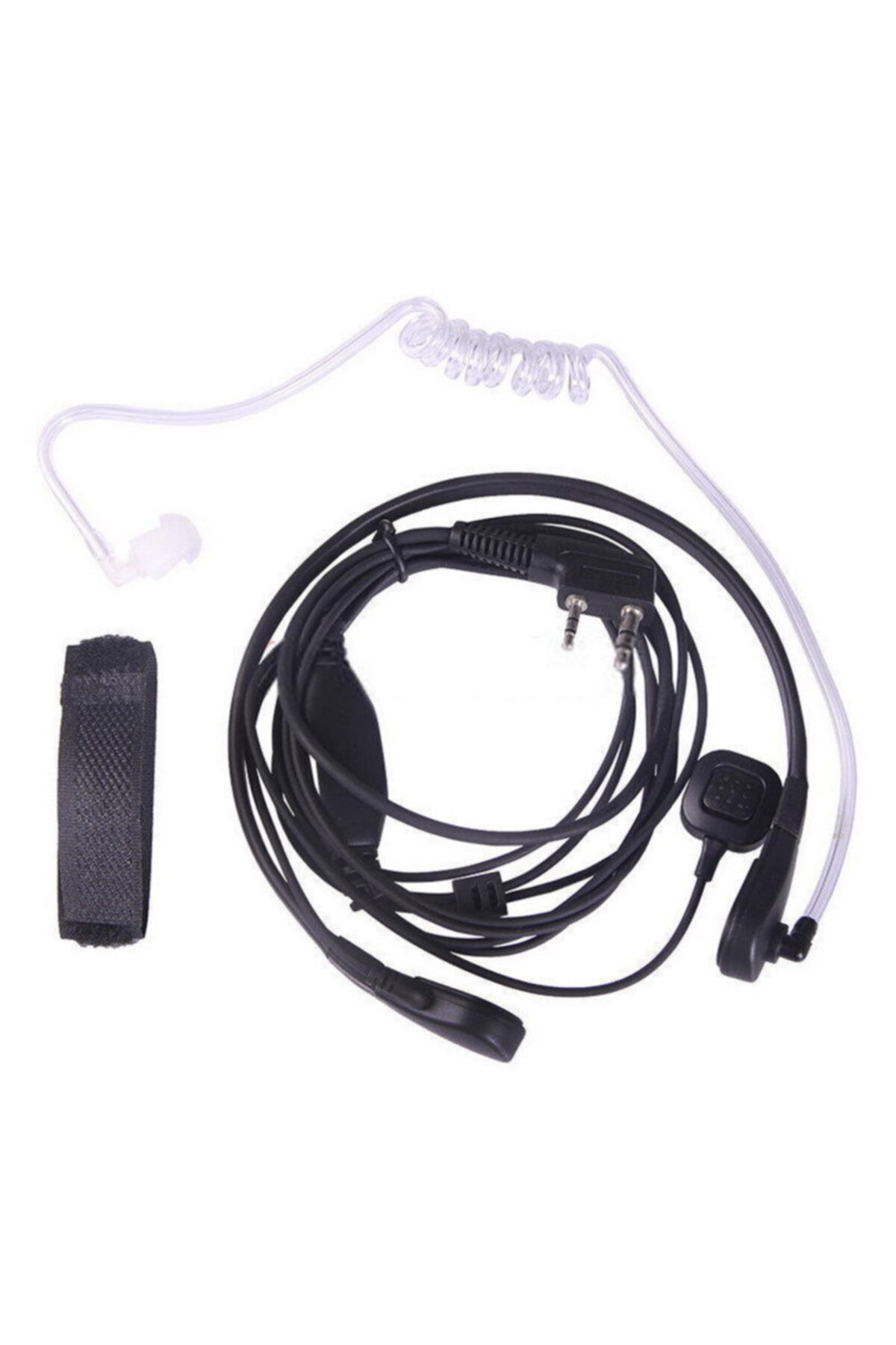 Şeffaf Akustik Boğazdan Mikrofon Polis Ajan Tipi Elden Tetikleme 