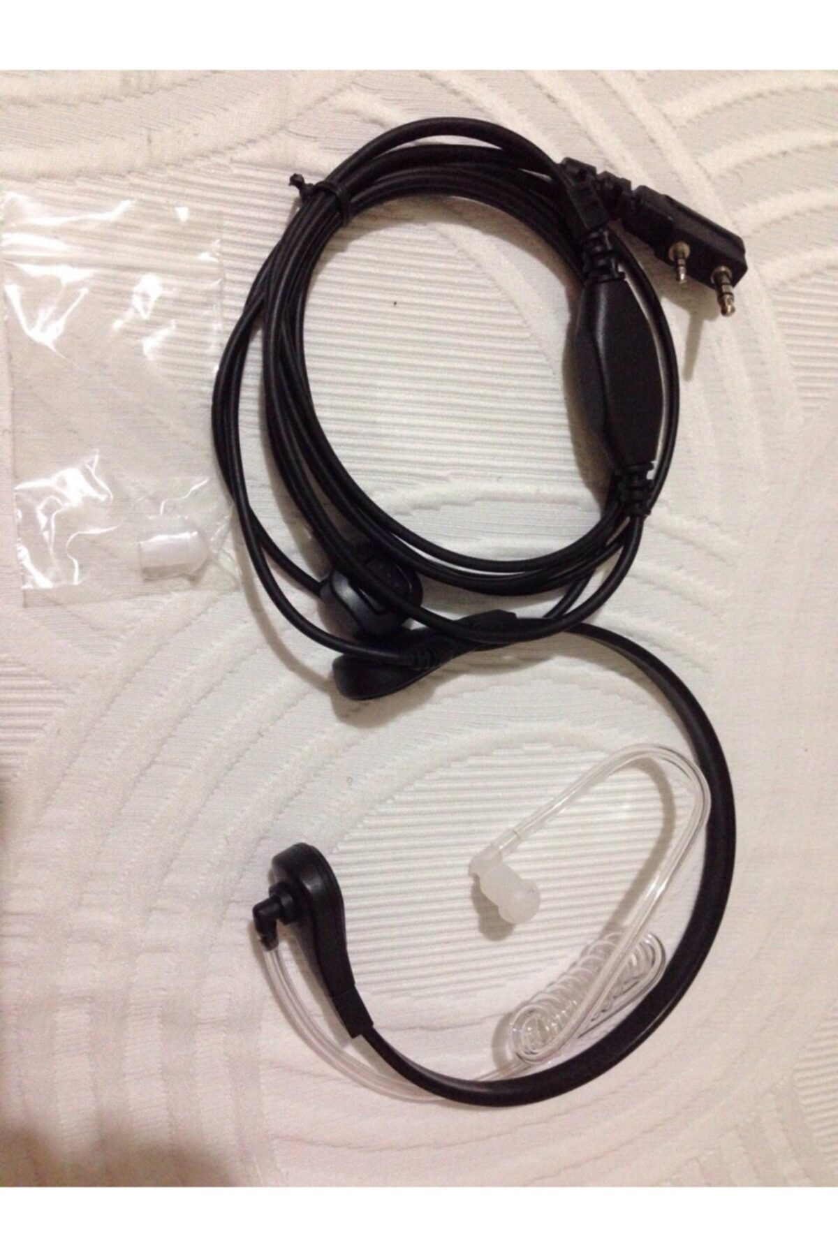 Şeffaf Akustik Boğazdan Mikrofon Polis Ajan Tipi Elden Tetikleme 