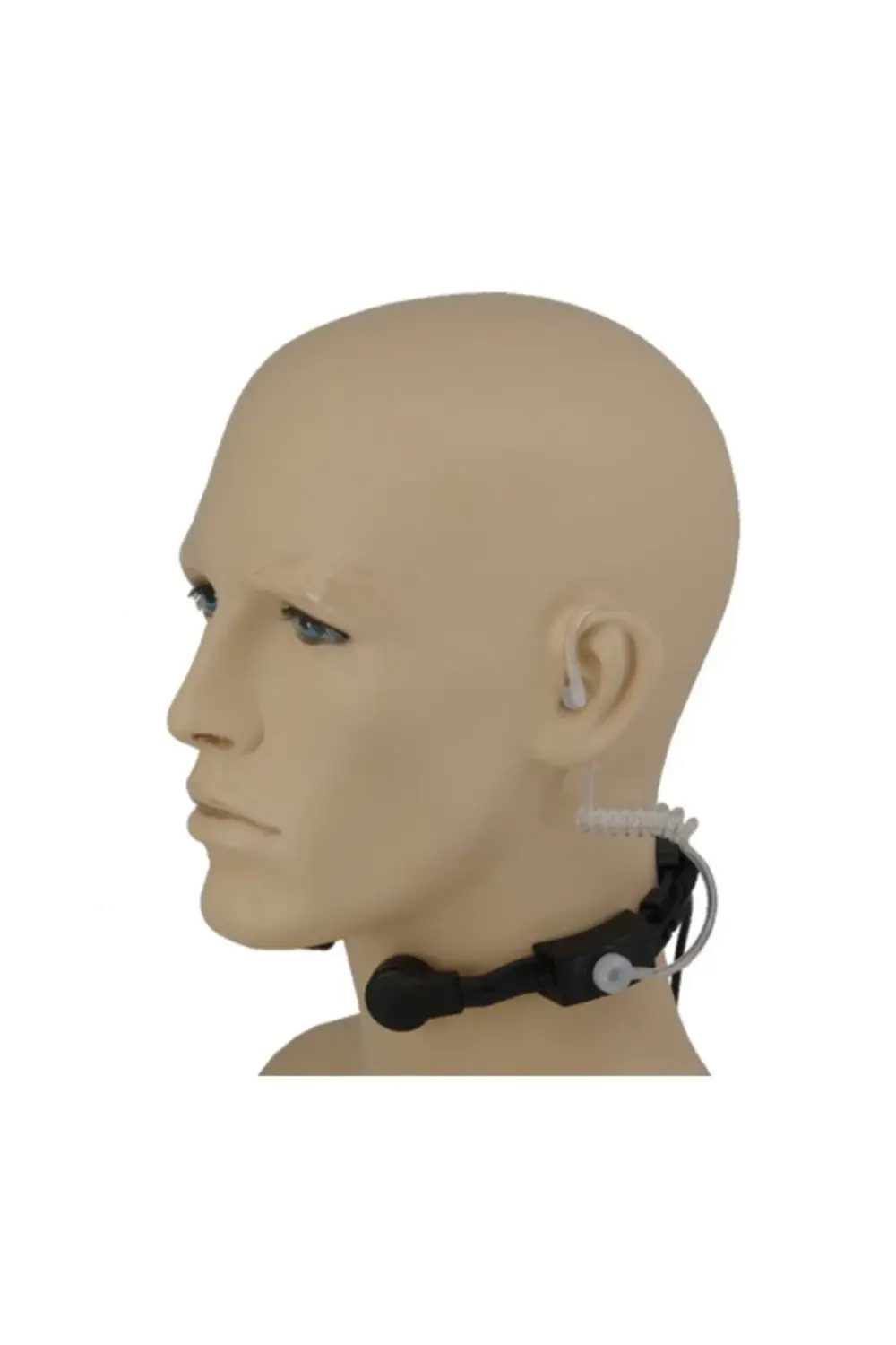 Şeffaf Akustik Boğazdan Mikrofon Polis Ajan Tipi Elden Tetikleme