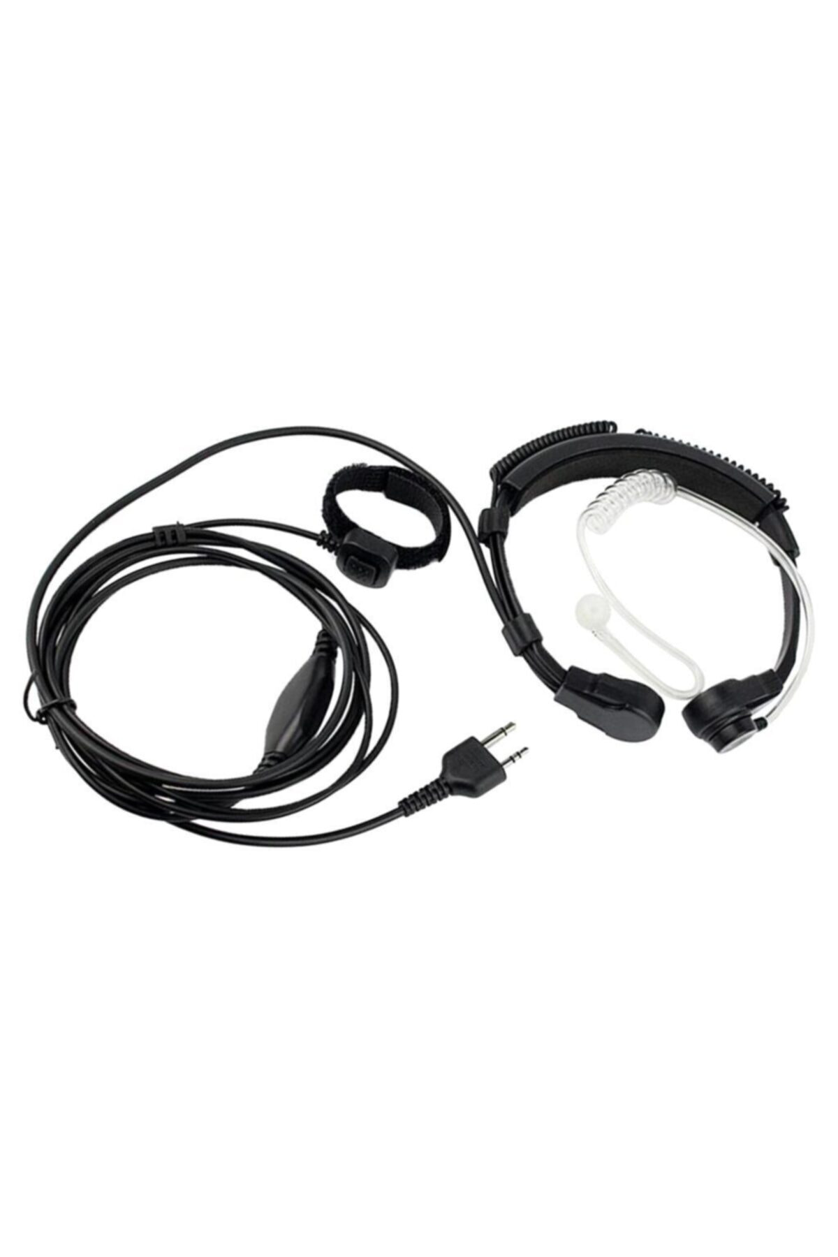 Şeffaf Akustik Boyun Mikrofonlu Polis Ajan Tipi Elden Tetikleme A