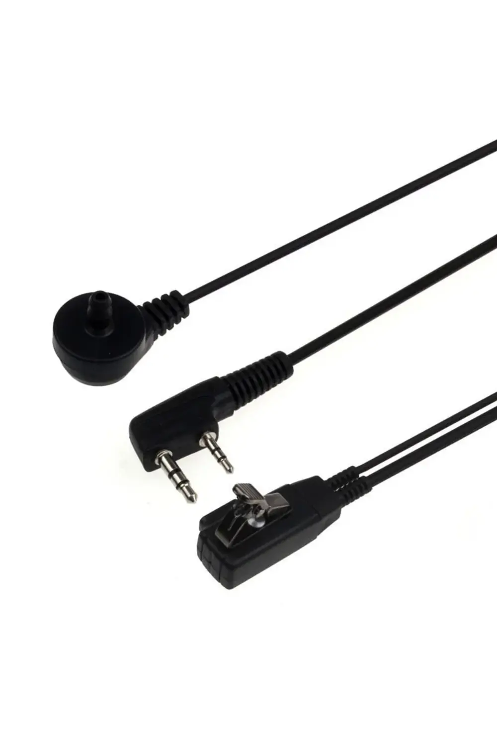 Şeffaf Akustik Silikon Kulaklık Elden Tetikli Bas Konuş Mikrofon