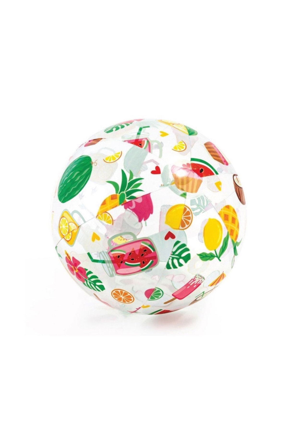 Oyuncak Store Şeffaf Ananas Meyveleri Desenli Top 51 Cm