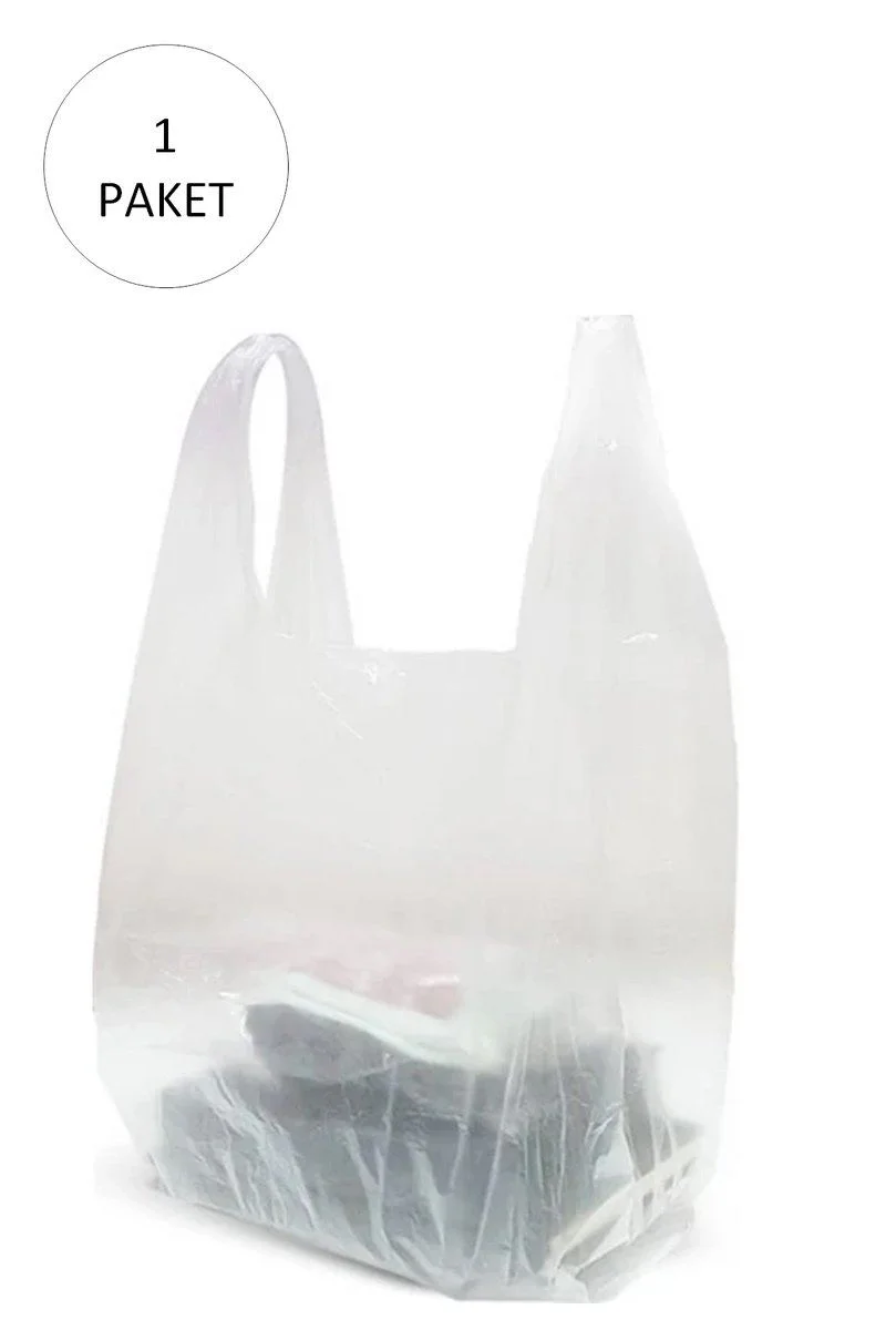 Şeffaf Atlet Poşet Büyük Boy 30x56 cm – 1 Paket 150 Adet | Hışır Poşet Fiyatı, Yorumları ve Özellikleri