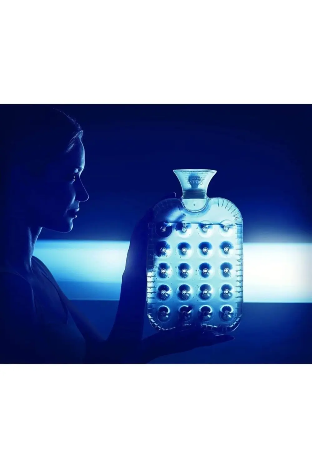 Şeffaf Bal Peteği Termofor 1,2 L, Sıcak Su Torbası, Konfor ve Isı