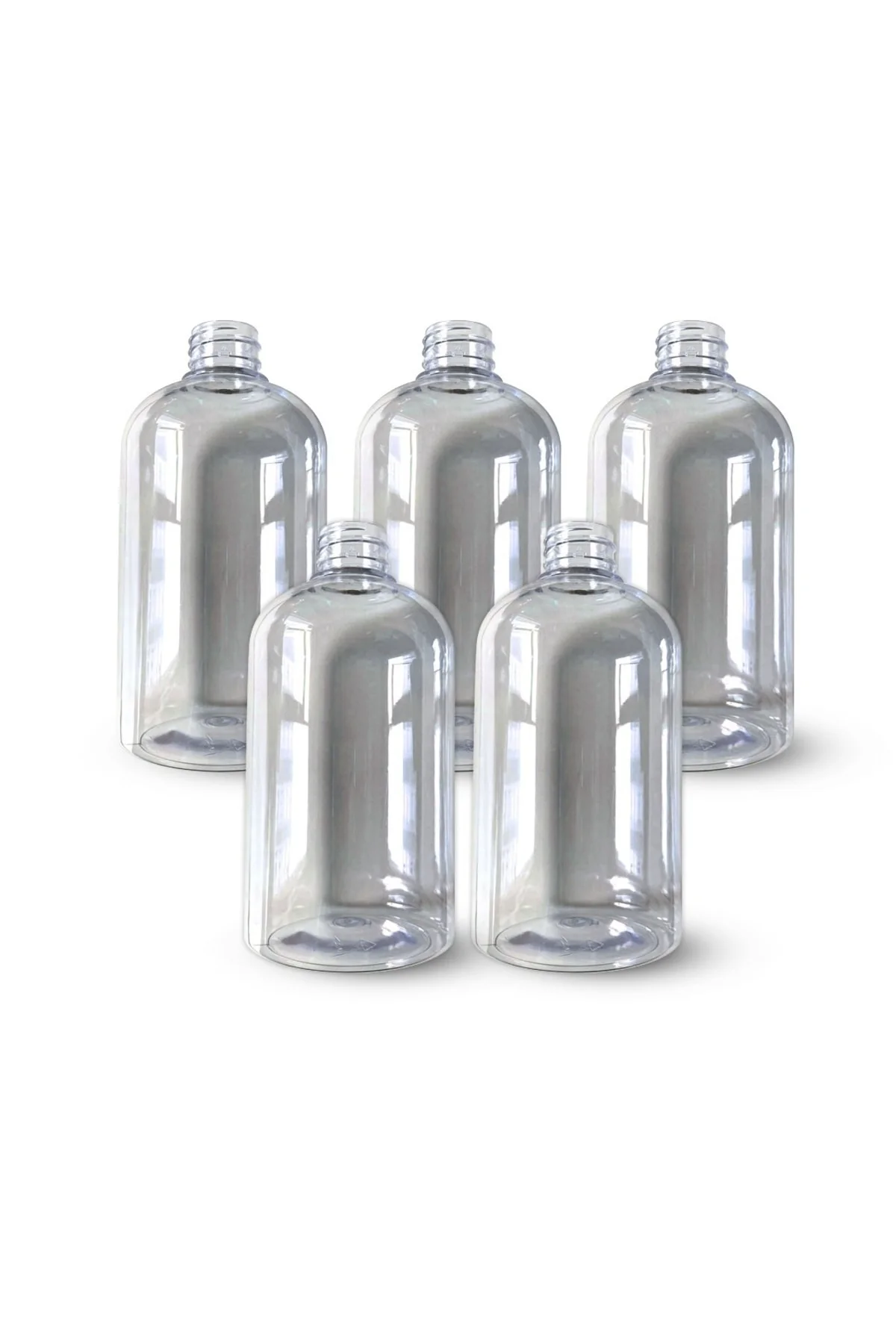 Şeffaf Boş Şişe 500 Ml 5 Adet