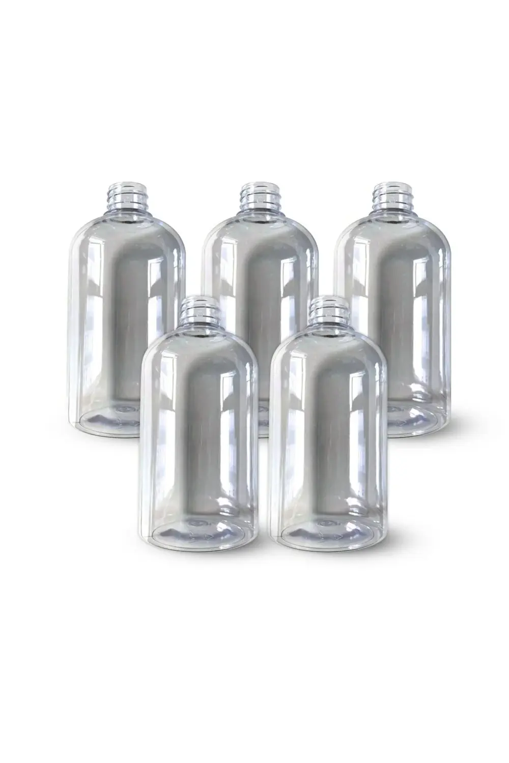 Şeffaf Boş Şişe 500 Ml 5 Adet