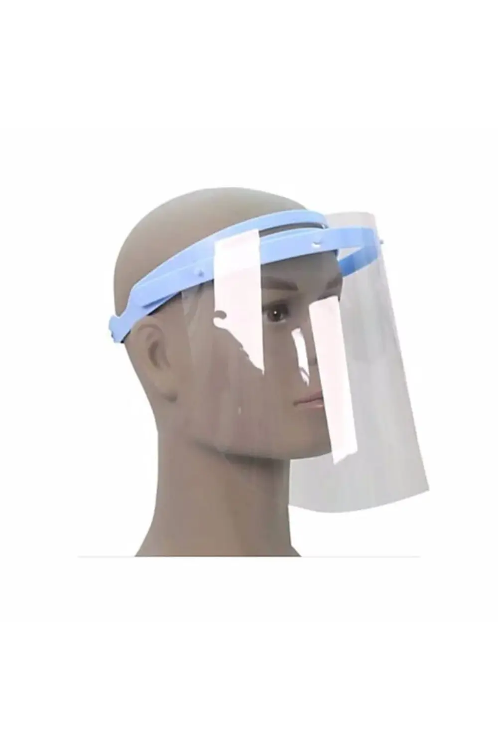Şeffaf Camlı Yüz Koruma Siperlik