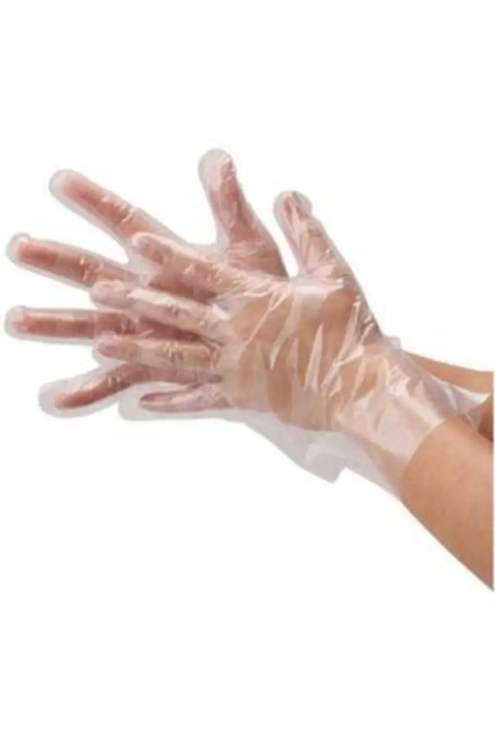 Şeffaf Eldiven 100 Adet Poşet Eldiven 1 Paket