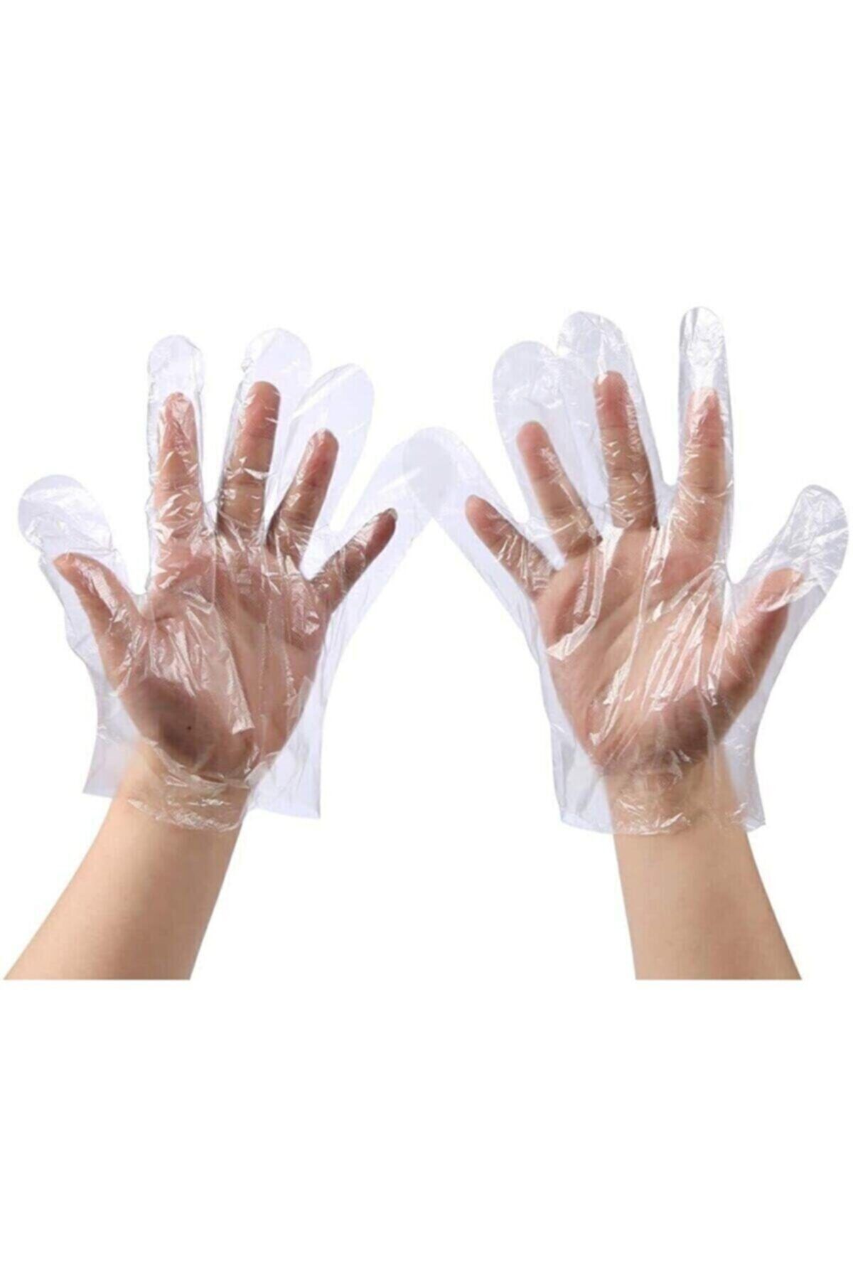 Delicate Surgical Şeffaf Eldiven 10.000 Adet (100 Paket) Hişir Eldiven 100Lü X100 Adet Poşet Eldiven