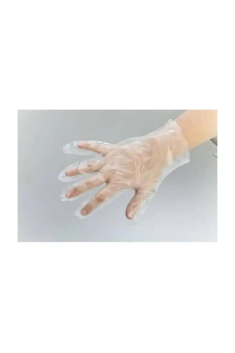 Şeffaf Eldiven Poşet Eldiven 500 Adet 250 Çift