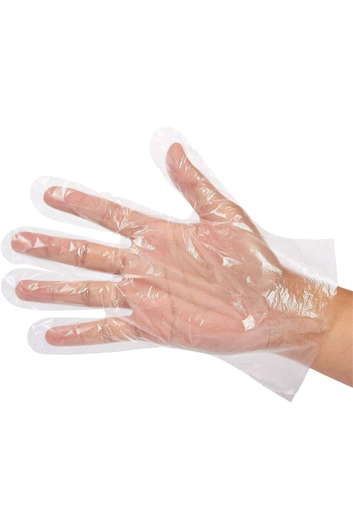 Aksoy Ambalaj Şeffaf Gida Poşet Eldiven 100'Lü X 100 Pakette 10000 Adet